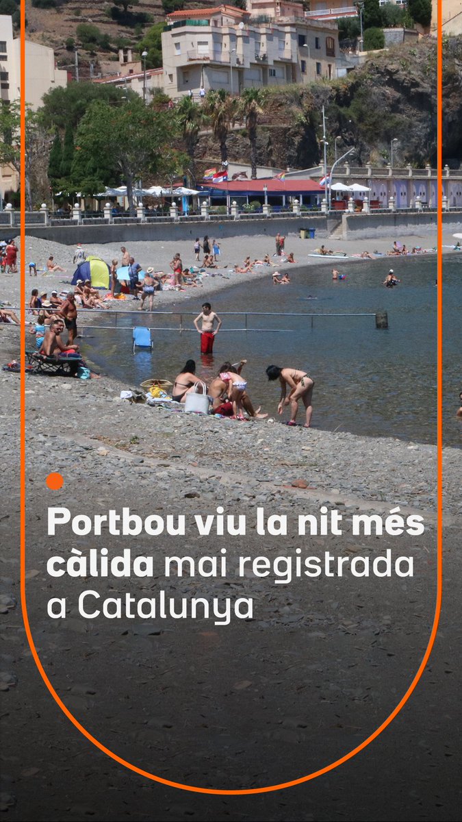 "El matalàs i els llençols bullien!" Portbou ha viscut la nit més càlida mai registrada a Catalunya: no ha baixat dels 32,5 graus. Ha estat una nit roent. "A les dues, he anat a la nevera, he agafat una ampolla d’aigua i m'he adormit abraçant-la"