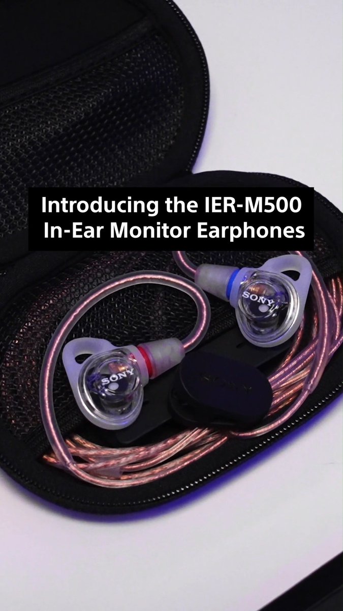 Engineered for performers who rely on every detail, the IER-M500 In-Ear Monitor Earphones combines a secure, customizable fit with precise, balanced sound and powerful noise isolation so you can stay focused on the performance, not the distractions.