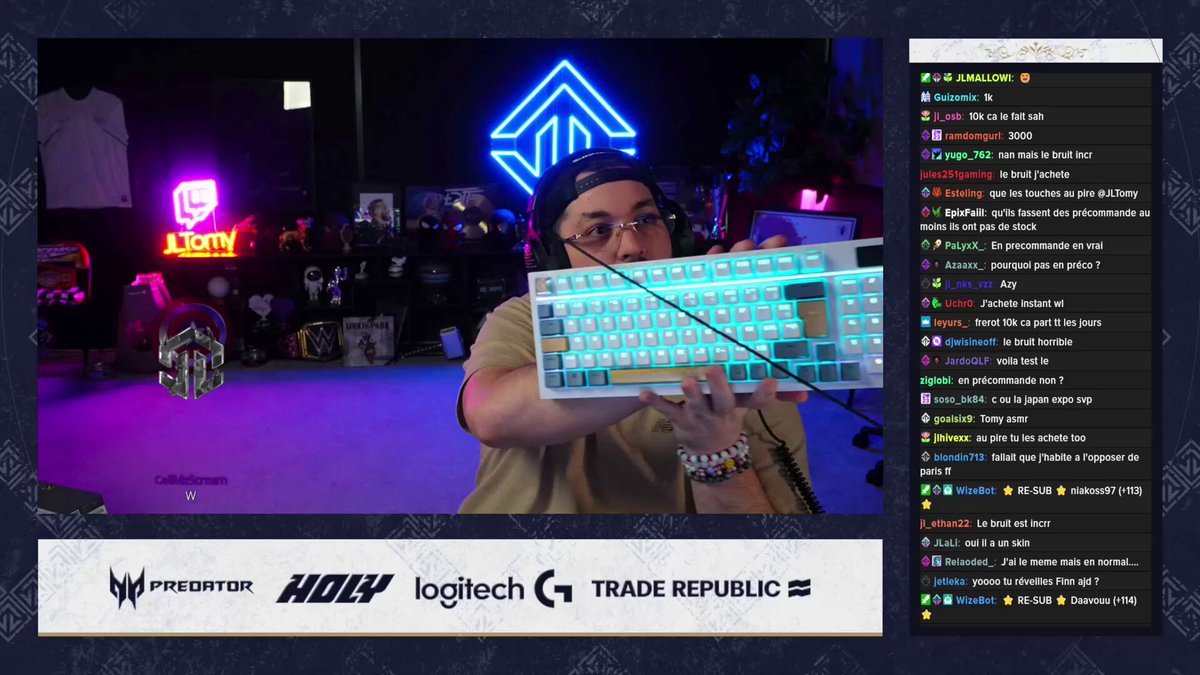 .Logitech G 🤝 Joblife Qui veut ça dans son setup ? 🤔 Code : JLOGITECHG sur notre site pour se mettre bien