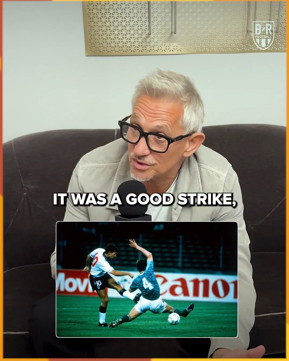 Gary Lineker picks his favorite goal he scored at a World Cup 🏴💭