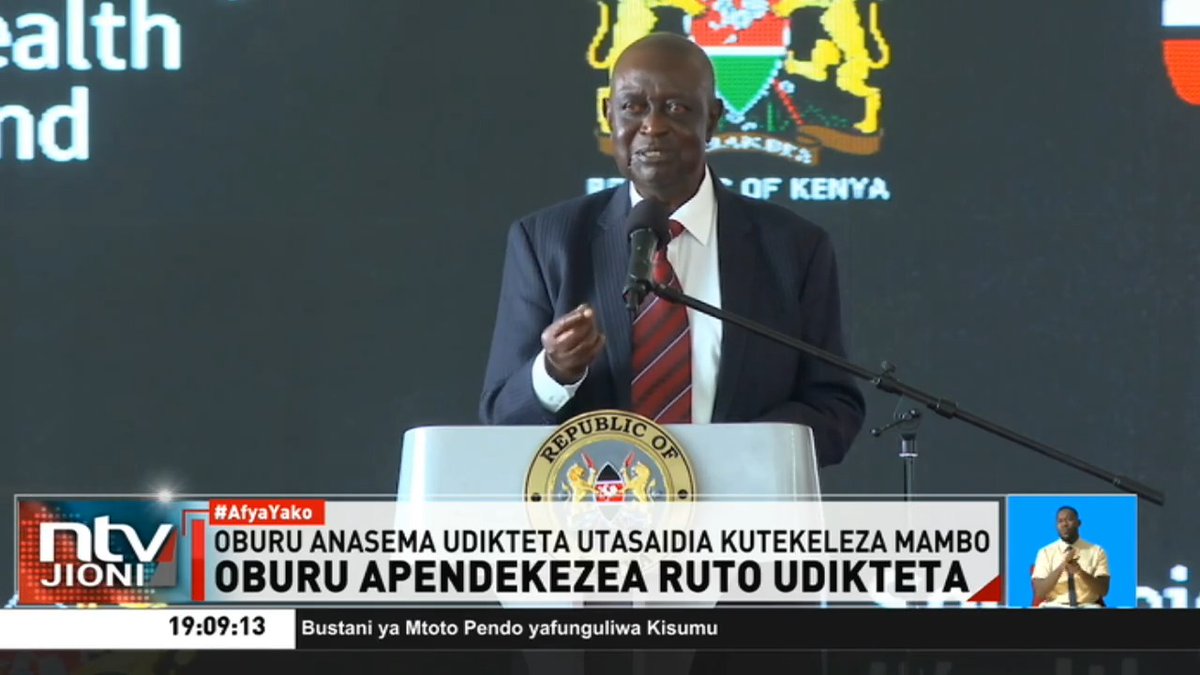 Oburu Apendekezea Ruto Udikteta: Kinara wa ODM Oburu Odinga amependekeza kwa Rais Ruto kuongoza taifa kwa kutumia njia za ki udiketeta. Oburu anasema hatua hiyo itasaidia nchi kusonga mbele kimaendeleo. #NTVJioni Ruga Eval Kevin Mutai