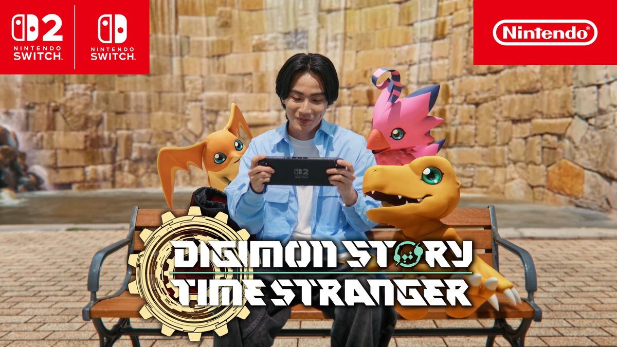 ¡El Mundo Digital: Ilíada te espera! #Digimon Story Time Stranger estará disponible este viernes para Nintendo Switch y Nintendo Switch 2 ✨ Consíguelo aquí ➡️