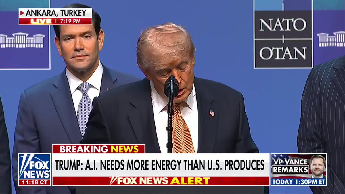 BREAKING: President Trump declares that American defense companies will be the primary beneficiaries as European nations aggressively rebuild their militaries. "The defense companies are going to be making most of that equipment. They want the American equipment because it works better." "It's not a question of anything else. We make the best equipment in the world."
