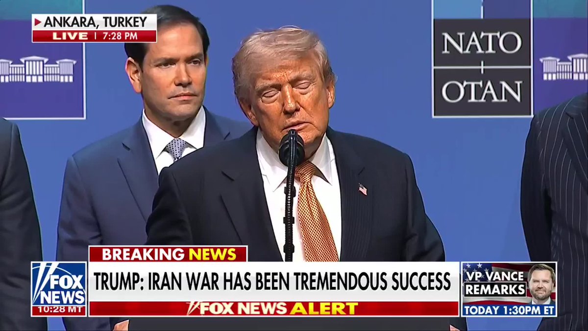 JUST IN: President Trump says the Iranian regime is bolstering its efforts to take him out after the U.S. eliminated their leaders. “They had leaders, they're gone, and they had another set of leaders, they're gone now.” “And you know what, I may be gone, too, because I'm their number one target. It's out all over the place. I'm their number one because they're scum."