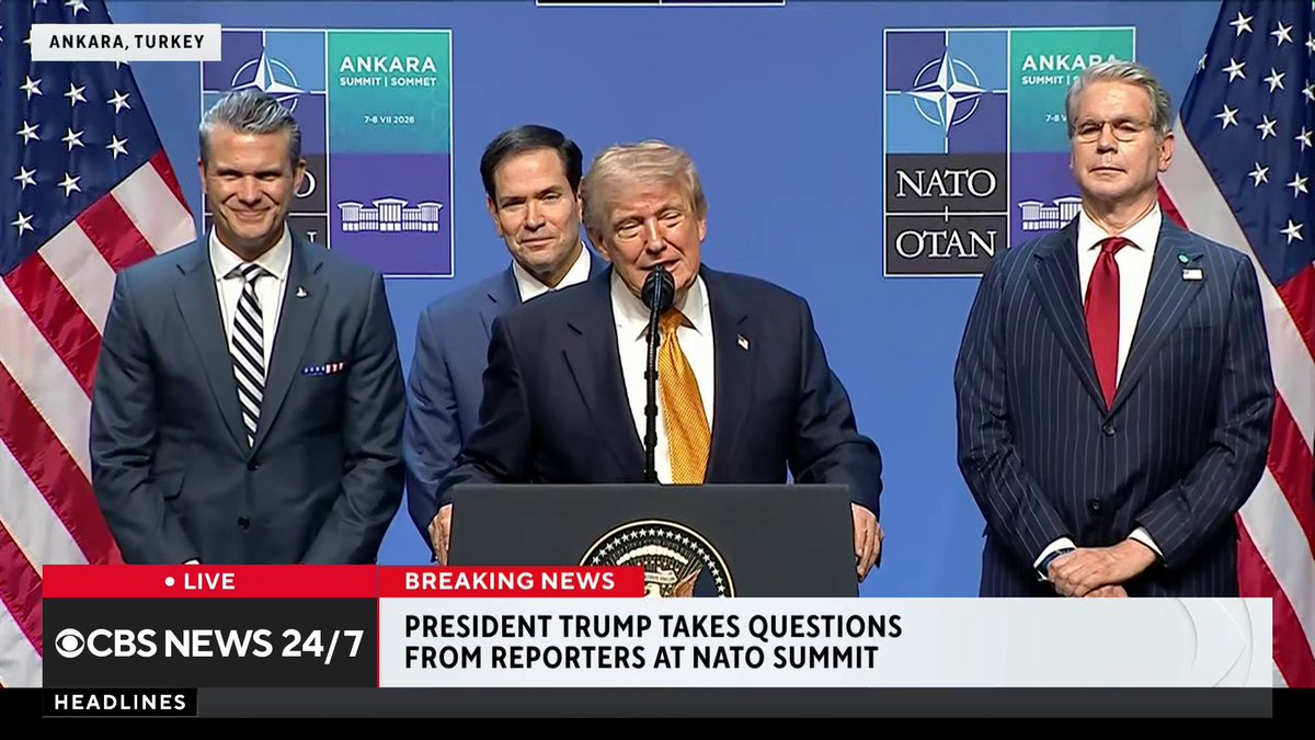 “Communism is a disaster. It's been proven to be for thousands of years, under different names, but the same thing," President Trump said when asked what his message is to people living under communist and socialist regimes, as well as to people living under democracies in Europe and America.