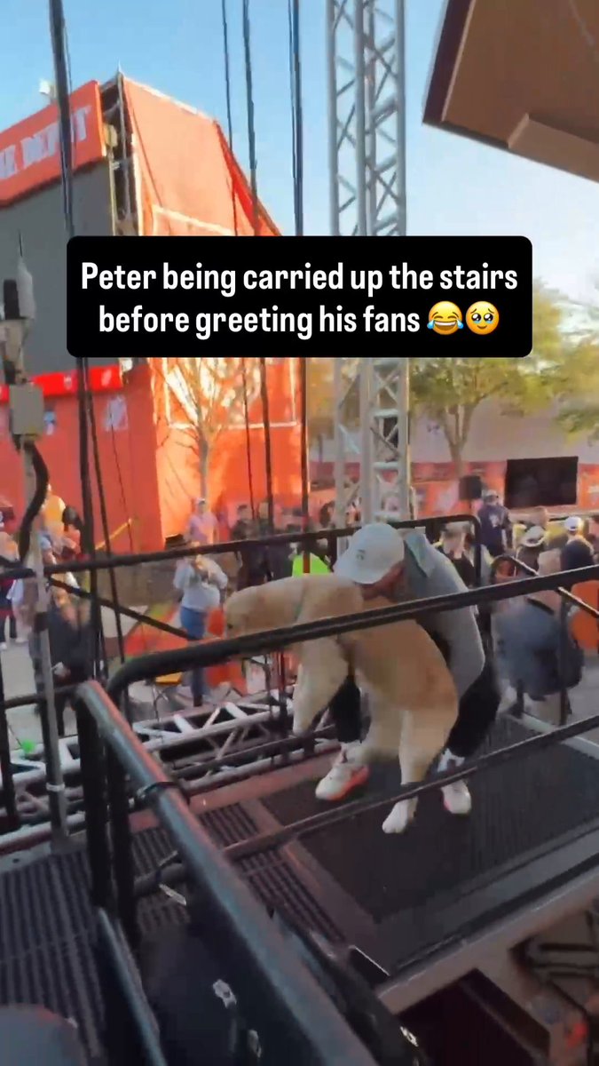 Peter is College GameDay royalty 👑 Kirk Herbstreit