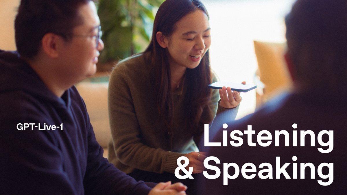 GPT-Live is built on a full-duplex architecture, meaning it can listen and speak at the same time.