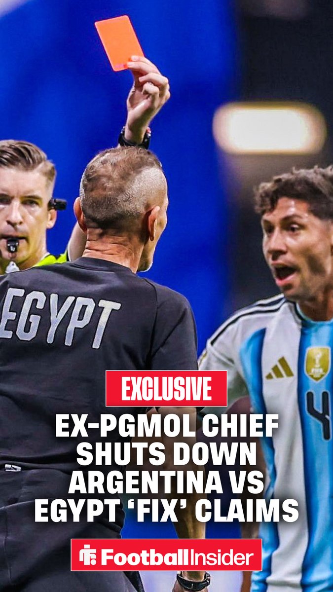โ๏ธ "I have ๐๐ doubt" - Ex-PGMOL chief KEITH HACKETT clears up Argentina vs Egypt '๐๐ข๐ฑ' claims amid major World Cup controversy.