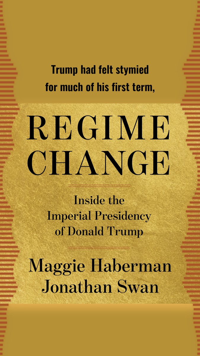 “All those what-ifs.” Regime Change by Maggie Haberman and Jonathan Swan is a riveting account of the most radical and consequential presidency of our time. Listen today: