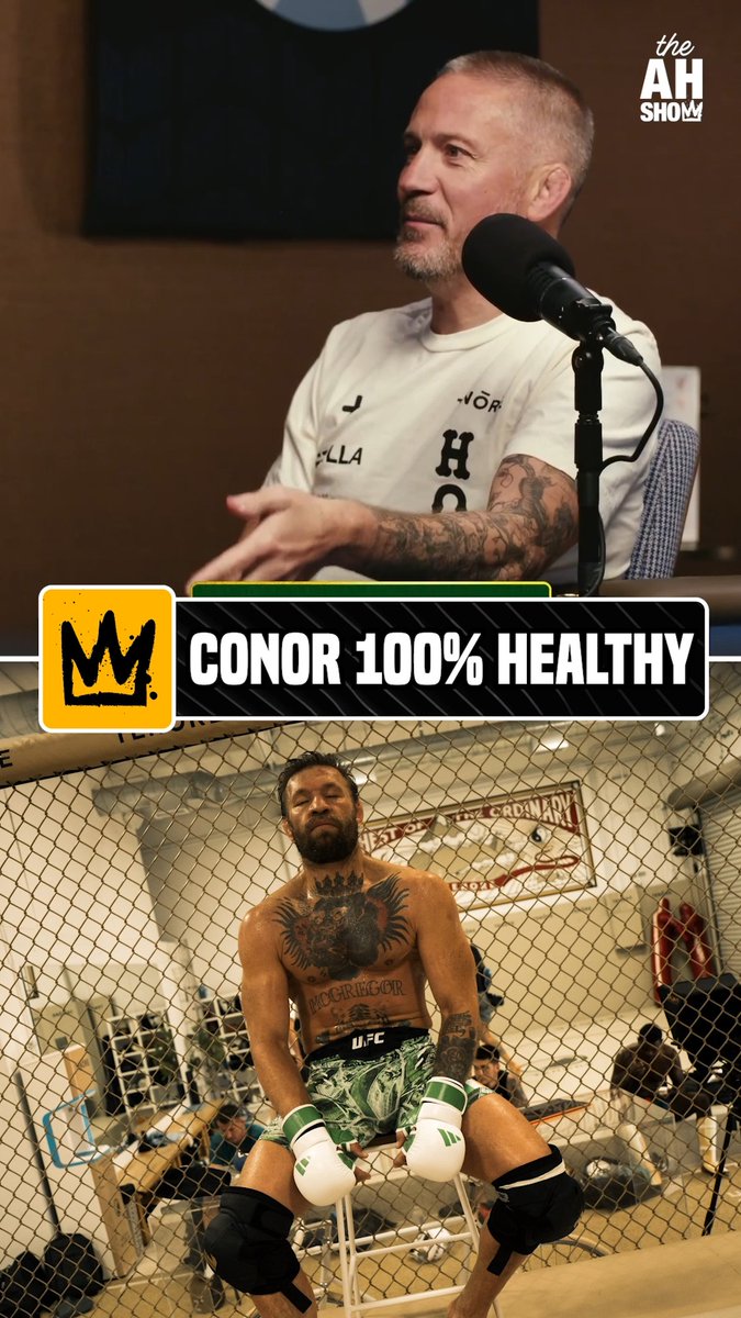 "So, we've been super careful this training camp... Not a bump, not a bruise, [Conor's] 100%, and we'll get to see the best version of him." Max Holloway will get the best version of Conor McGregor at #UFC329 on Saturday🔋 #HelwaniShow