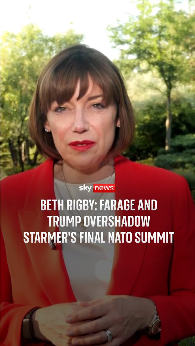 Here are three things that happened at the NATO summit today that overshadowed Sir Keir Starmer's last appearance on the world stage. Beth Rigby reports