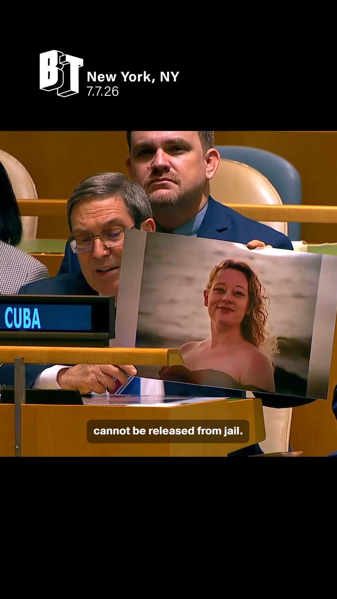 After US Ambassador to the UN Mike Walz accused Cuba of repressing and imprisoning political dissidents, Cuban Foreign Minister Bruno Rodríguez Parrilla fired back. Presenting a photograph of Renee Nicole Good to the UN General Assembly, he states bluntly to Waltz, "This woman cannot be released from jail – because she was murdered by ICE." Showing image after image of ICE raids and repression of protestors, Rodríguez Parrilla says simply, "This isn't Cuba. This is in the US."