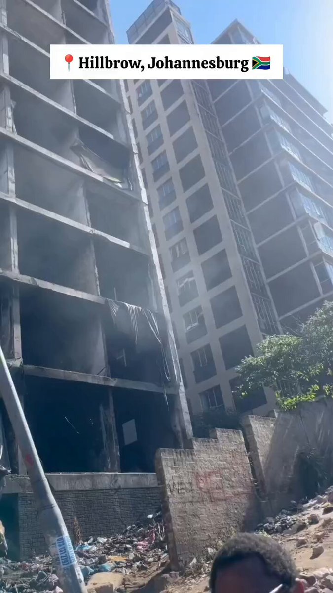 HILLBROW, JOBURG🇿🇦 - NEVER FORGET, NEVER FORGIVE; •This is what Hillbrow looks like at the moment. •This is what the ANC and its illegal foreigners did to this once beautiful suburb. •It was not as decrepit when it was handed over to the ANC in year 1995