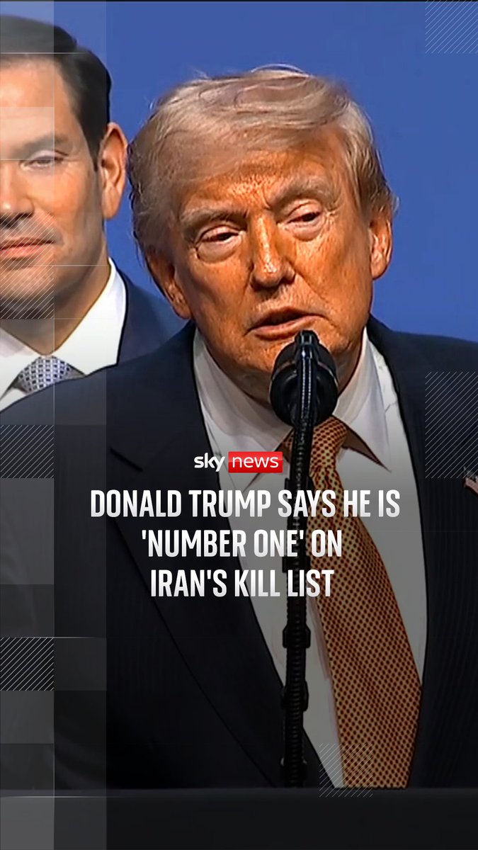 During the NATO summit in Ankara, Donald Trump suggested he was 'number one' on Iran's kill list. "I'm their number one target because they are scum", said the U.S. president during a speech.
