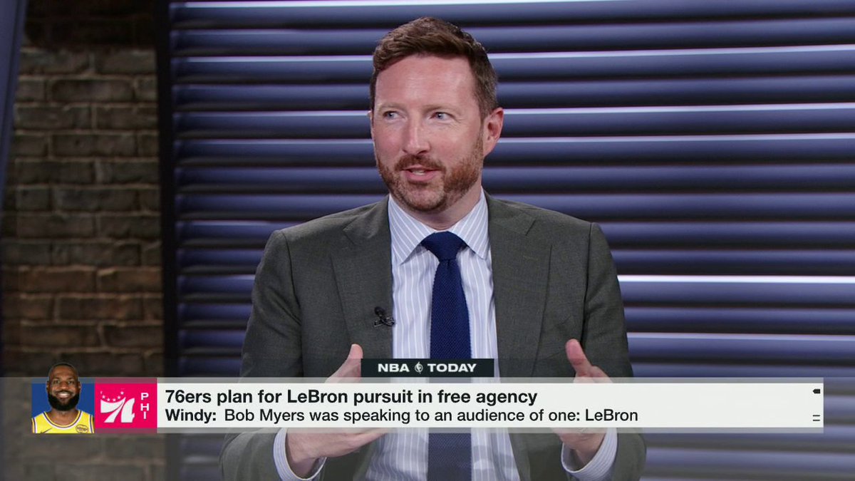 "The Philadelphia sports fan would absolutely love LeBron James, especially if he finished the job.” —Dave McMenamin on LeBron potentially going to the 76ers ✍️