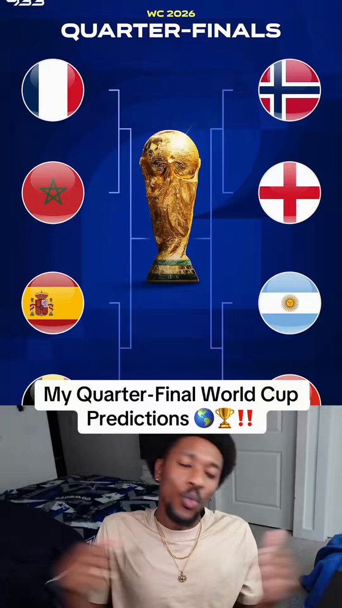 World Cup Quarter-Final Predictions 🌎🏆‼️ Redemption of Da Prophet 🙏…