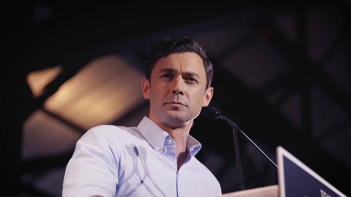 Ossoff: This is what small men like Donald Trump and Mike Collins will never understand — that our national greatness flows not through our blood or our genes, but through our ideas and through our care for one another. How amazing is it that the most powerful nation on Earth proclaims as its core values that all are created equal, with inalienable rights to life, liberty, and the pursuit of happiness, no matter how humble our beginnings, no matter our ancestry, or when we arrived on these shores?