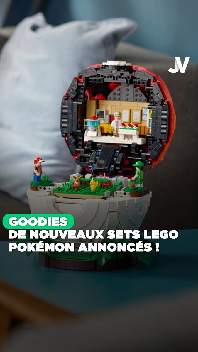 LEGO a dévoilé de nouveaux sets Pokémon ! - Goinfrex : 757 pièces, 69,99€, 1 août 2026 - Arcanin : 1190 pièces, 99,99€, 1 août 2026 - Rayquaza : 1083 pièces, 129,99€, 1 août 2026 - Poké Ball Moments culte de Dresseur : 2386 pièces, 259,99€, 1 octobre 2026