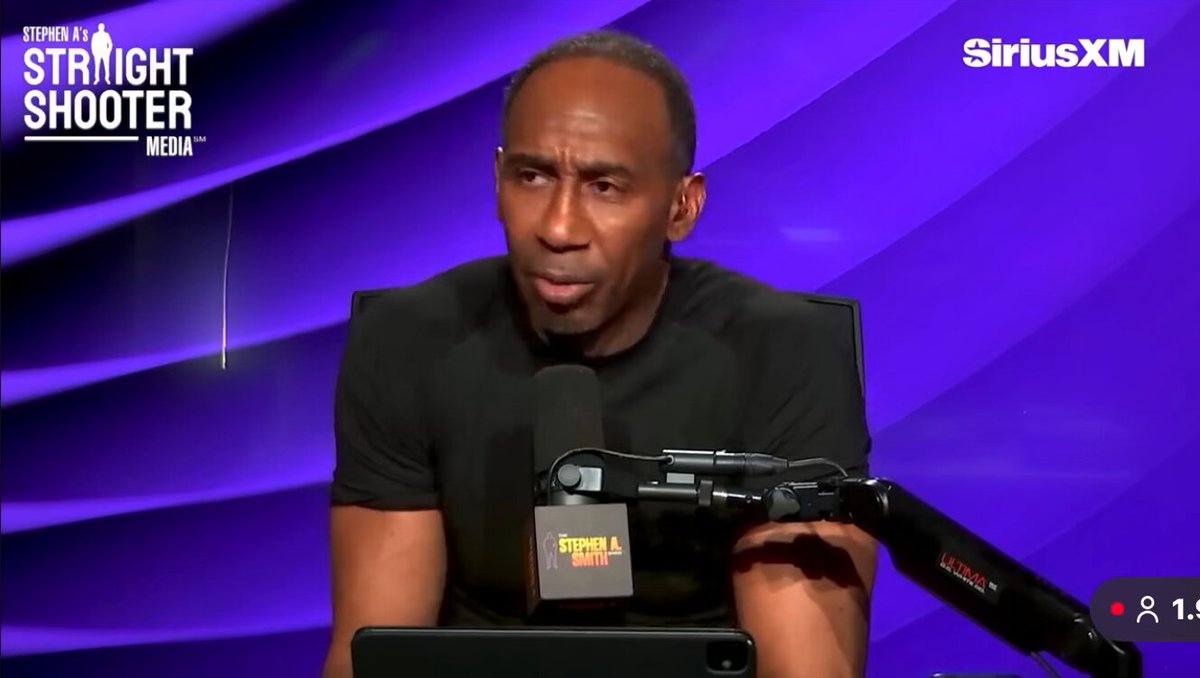 Stephen A. Smith on Draymond Green comments about him: “You could give Skip Bayless an opportunity to have a conversation with you man to man, albeit in front of the cameras and the microphone. You’ve never accorded me that opportunity. You bring up Jaylen Brown, but Jaylen Brown challenging me to a debate because of something that I’ve said or whatever. Y’all forgot the fact that I did sit down with him face to face in Boston a year ago after he had a problem with what I said when all I said was what other people was thinking while defending him for years. We just going to ignore the fact that I defend him for years and ignore the fact that I was complimentary about him for years and ignore the fact that I have always showed treated this brother with reverence.” (Via Stephen A Smith)