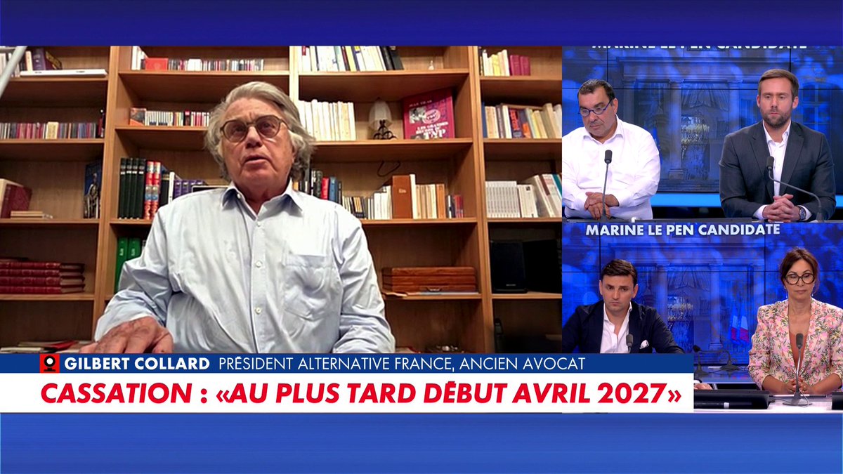 «Je vois mal la Cour de cassation prendre une décision en pleine période paroxystique de la campagne électorale», confie l'ancien avocat et président d'Alternative France Gilbert Collard dans #LeMeilleurdelinfo à propos du pourvoi en cassation de Marine Le Pen