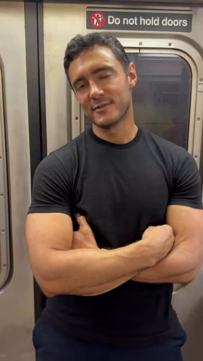I’ve been mogged by a subway door, I fear