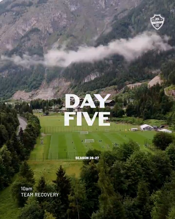 أجواء أهلينا في خامس أيام المعسكر 🌥️💚 #الأهلي | #بطل_القارة_في_النمسا