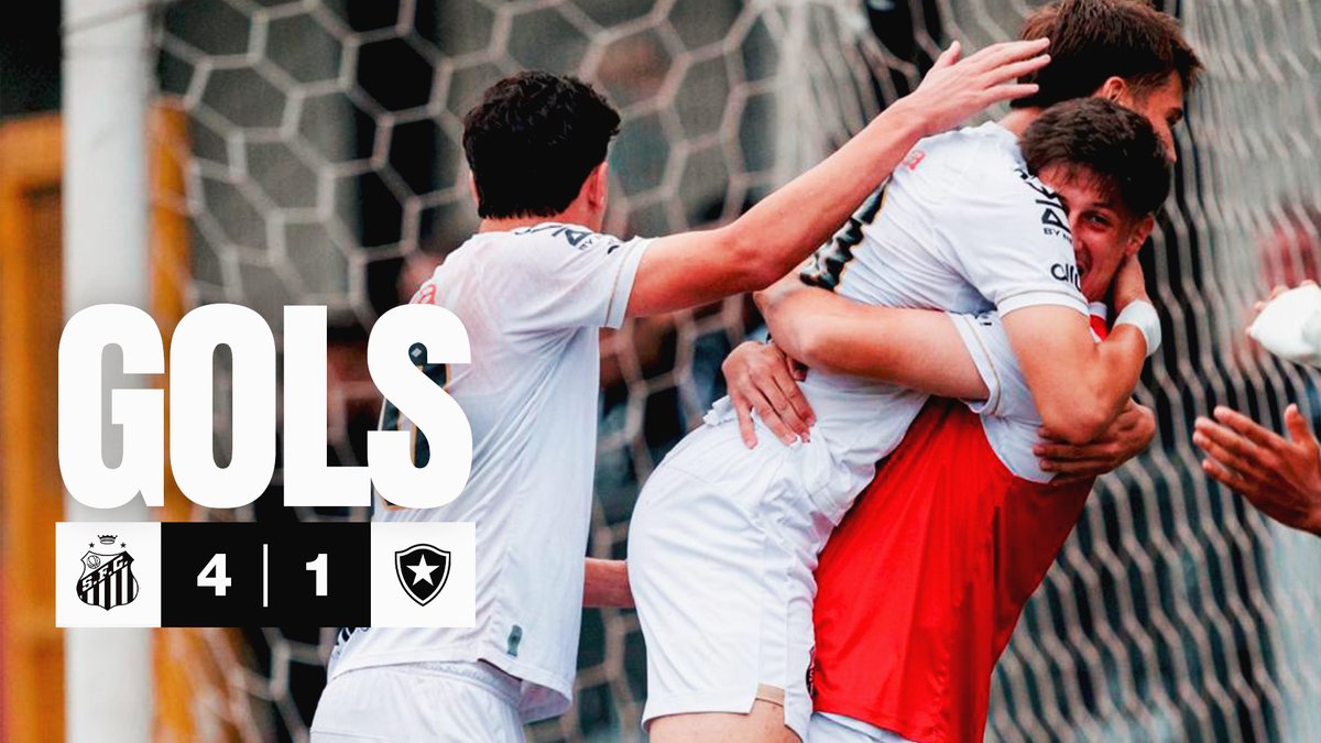 Os gols da vitória dos #MeninosDaVila pra cima do Botafogo pelo #BrasileirãoSub20! ⚽