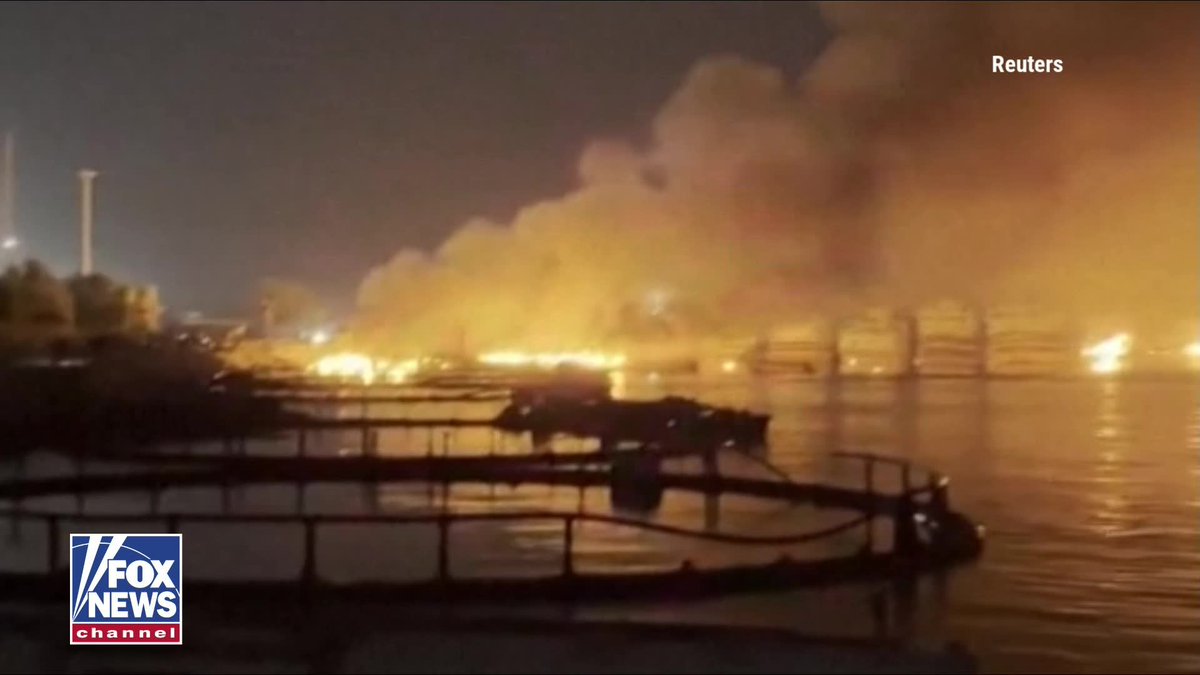 NEW: Smoke rises from an Iranian port after the U.S. launched a new wave of strikes on targets inside Iran. The strikes come after U.S. Central Command said it targeted Iran in response to attacks on commercial vessels transiting the Strait of Hormuz. President Trump warned on Wednesday that the latest operation was "in retribution" and cautioned that "if it happens again, it will get much worse." The latest exchange marks another escalation as tensions continue to rise across the Middle East.