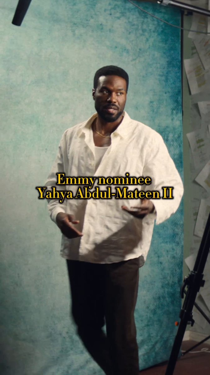 That’s our Simon Williams. 🤩 Congratulations to Yahya Abdul-Mateen II on his Emmy nomination for #WonderMan.