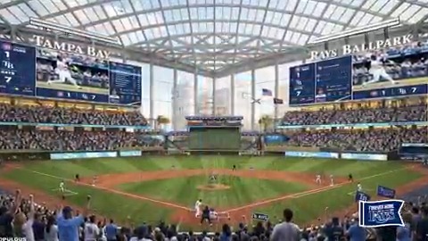 A first look at the interior of the Rays Forever Home 👀 Turn the volume up for the full 1:45 rundown on the new renderings. More Info: