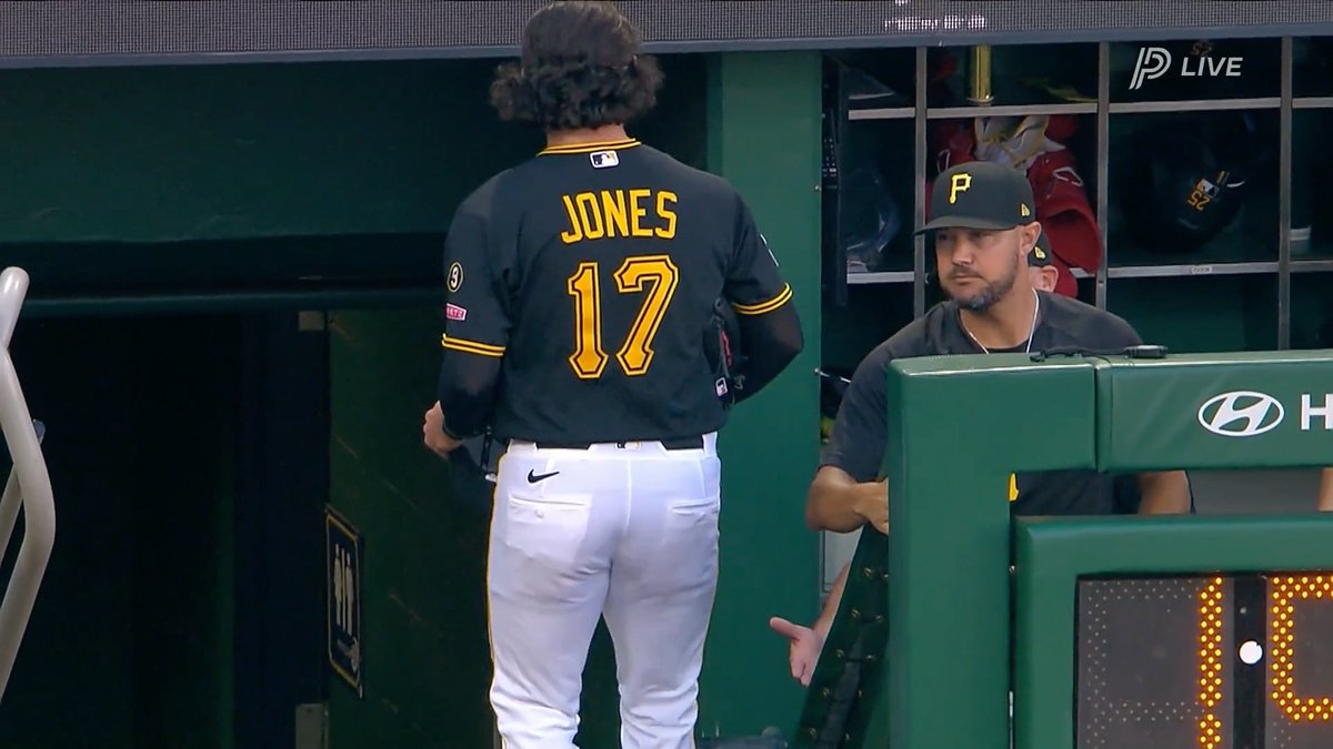 Jared Jones threw six PERFECT innings before reaching his pitch limit and being removed from tonight's game 👀🔥