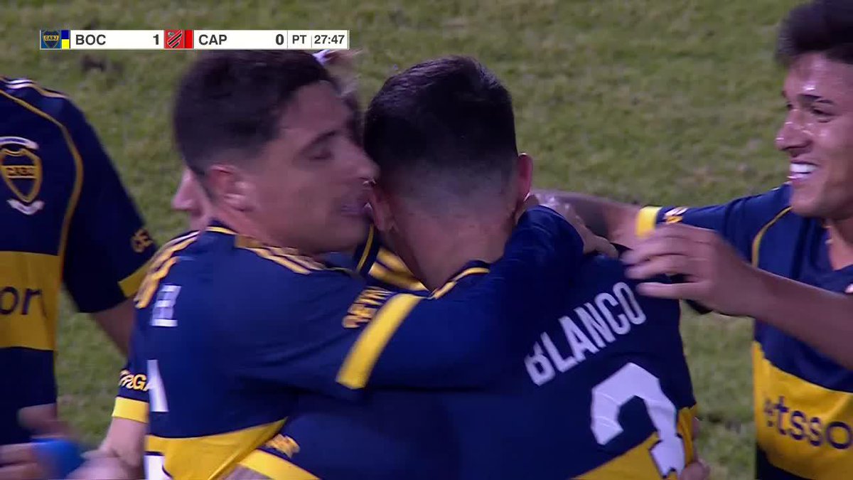 ¡QUÉ GOLAZO, POR FAVOR! Impresionante zurdazo de Lautaro Blanco para marcar el 1-0 de Boca a Athletico Paranaense en el amistoso en Salta y el primer gol del nuevo ciclo del Vasco Arruabarrena. 📺 #DisneyPlus Plan Premium