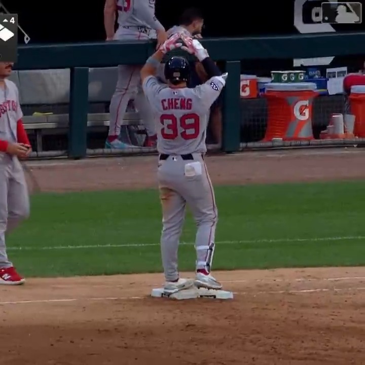 Cheng's 2nd hit and 2nd RBI of the night!