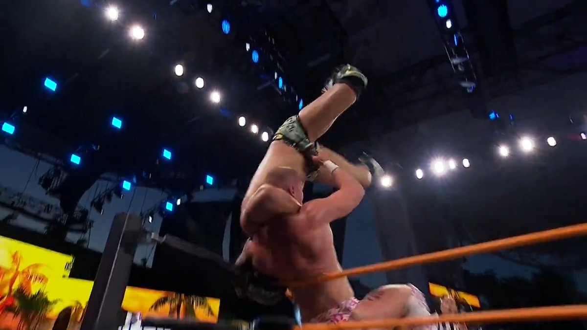 THE TITLE IS BACK IN THE FAMILY! @KYLEFLETCHERPRO IS THE NEW AEW INTERNATIONAL CHAMPION! #ANDNEW! Watch #AEWDynamite LIVE on TBS & HBO Max