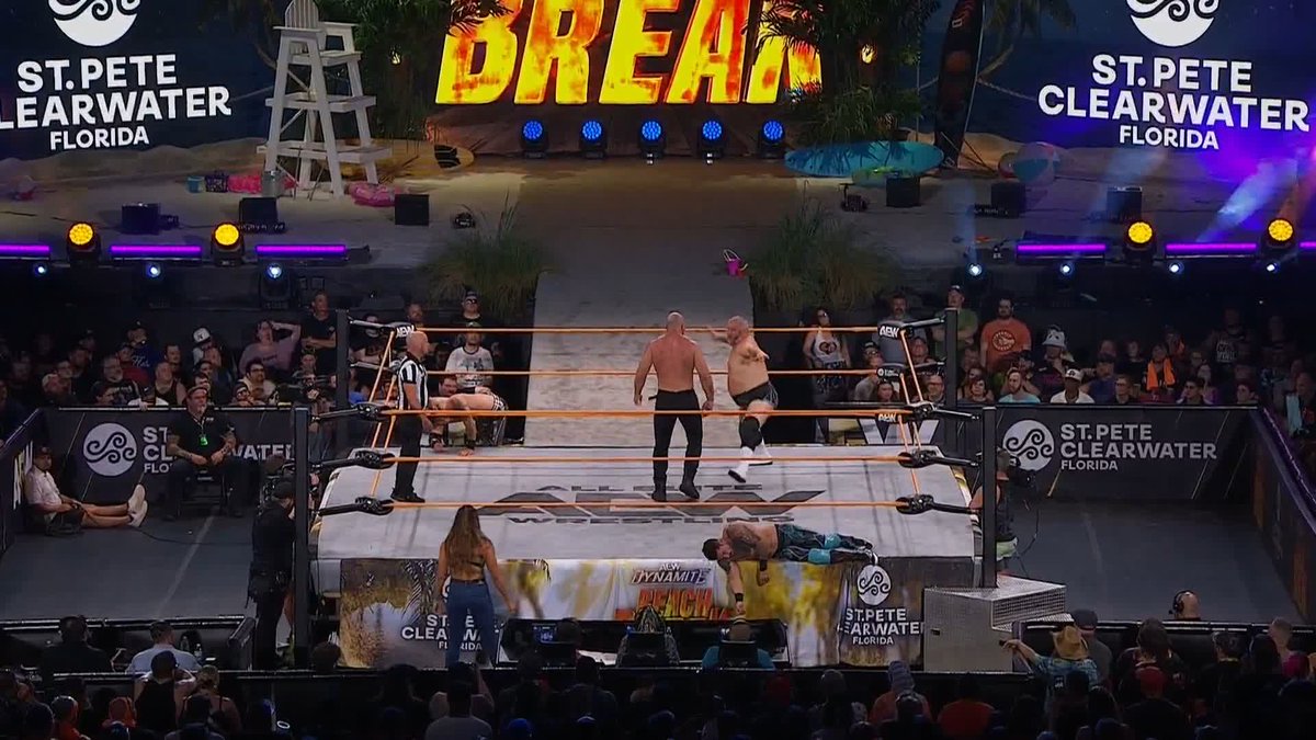 .Marina Shafir does her part to get Jon Moxley FIRED UP! Watch #AEWDynamite LIVE on TBS &amp; HBO Max