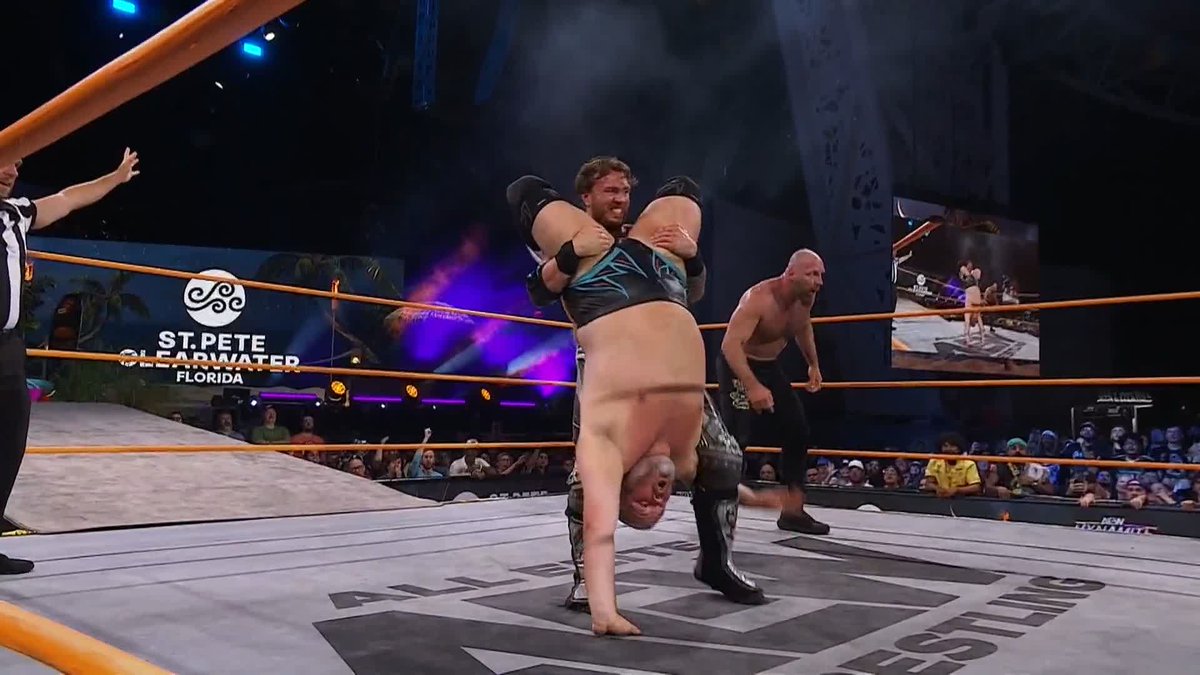 Incredible teamwork on display by Ospreay and Moxley! Watch #AEWDynamite LIVE on TBS & HBO Max