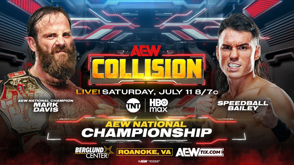 .Speedball Mike Bailey calls out the entire The Invisible Hand Family and issues a challenge to dunkzilla - マーク・デイビス for the #AEW National Title! Watch #AEWDynamite LIVE on TBS + HBO Max