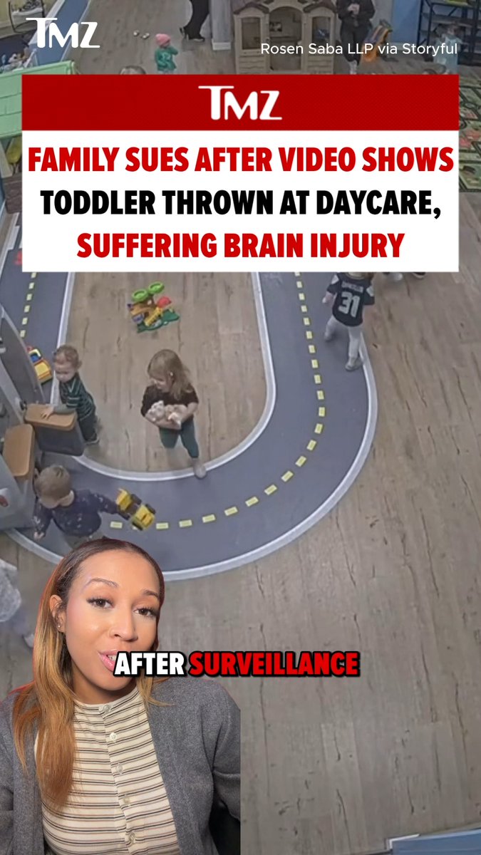 🚨 A family is taking legal action against an El Segundo fitness club after surveillance video allegedly shows a daycare worker dropping their 23-month-old son.