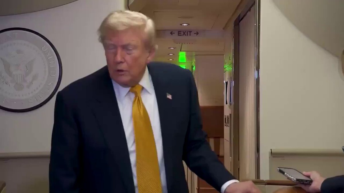 ⚡️President Donald J. Trump Trump on Iran: "We just hit them very hard. And I say we hit them 20 to 1, every time they hit us, we're going to hit them 20...When they hit, we hit back much harder."