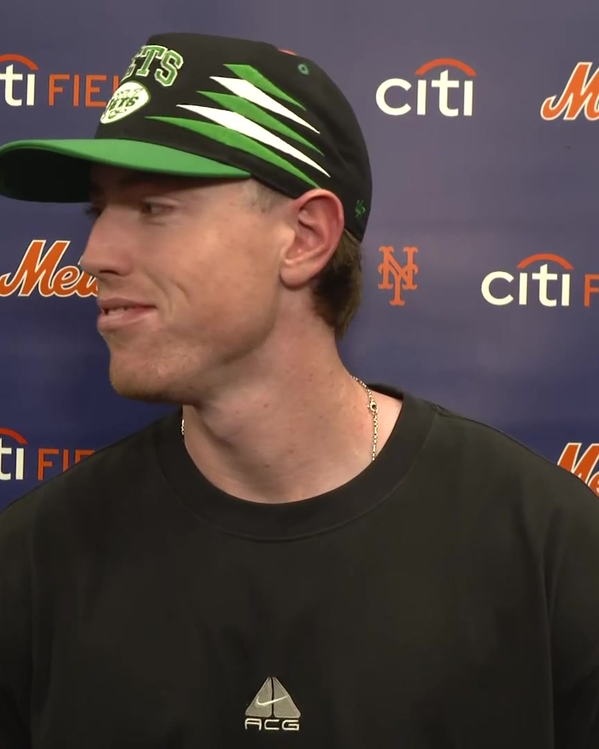 Brett Baty on his 8-game hitting streak "MY pregame work is really good right now. Trying just to clear my head and hit balls hard because I've always been good at that and the first part of this year I've been terrible at it. Just trying to hit the ball hard again"