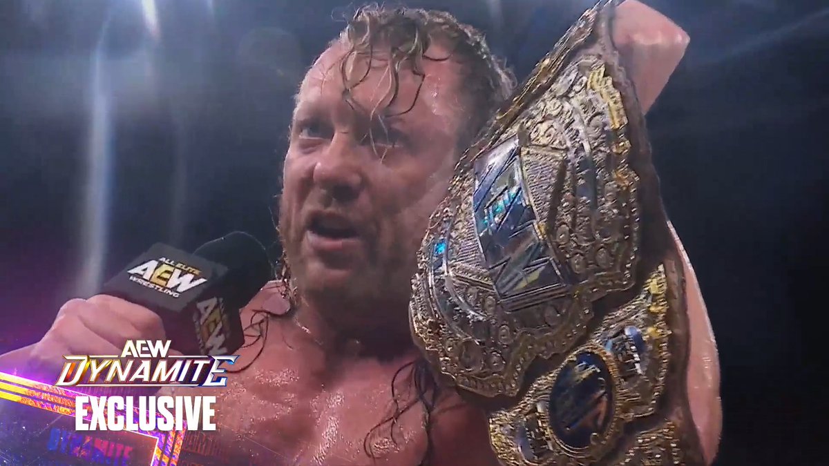 "No matter how hard everything is, you FINISH THE RACE!" EXCLUSIVE: NEW AEW World Champion @KennyOmegamanX already knows the type of champion he's going to be!