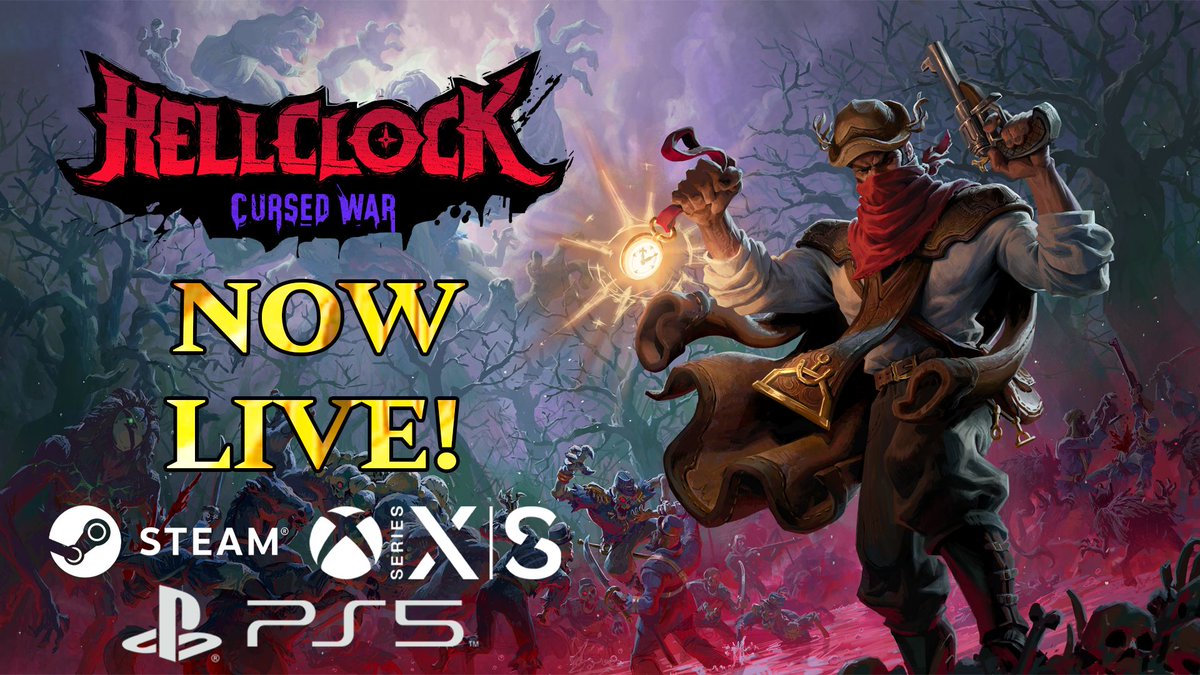 ARPG depth at roguelike speed. Play the Hell Clock: Cursed War expansion now!