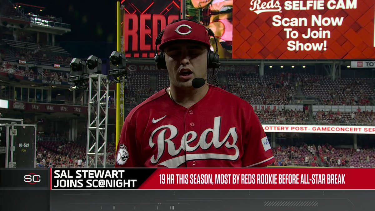 "This year I was able to just hit the ground running. ... Getting kind of that taste last year, now it set the tone for me this year." Cincinnati Reds rookie Sal Stewart joins SportsCenter and speaks on his transition to MLB ⚾️