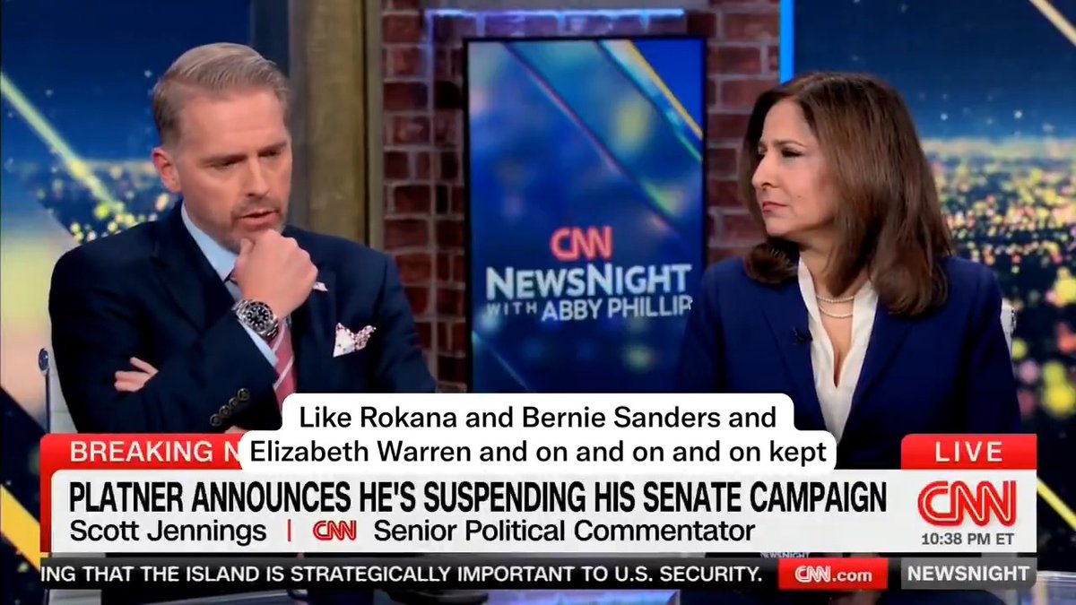.Scott Jennings calls out Democrats like Ro Khanna, Bernie Sanders, and Elizabeth Warren, etc., who gave full-throated endorsements to the Nazi-tattooed Graham Platner but only walked back their endorsements after it was clear Platner couldn’t win: “Democrats knew—98% of the things we knew about Graham Platner, we knew before the Democrats voted in the primary in Maine, and they still voted for him.” Jennings: “Ro Khanna and Bernie Sanders and Elizabeth Warren and on and on and on and on kept saying that, "Oh, he's, uh, he's gotten over the rough patch in his life. You know, he's apologized." Ro Khanna: "He's on a redemption... he'll bring redemption to our nation." So, they were willing to overlook or believe all of his explanations up until now. The only thing that changed is that he's no longer politically viable. His poll numbers went down to the point where it wasn't politically palatable to say that this redemption tour was going to be good for America anymore…. He's, he's never actually taken accountability for any of these things. Democrats knew—98% of the things we knew about Graham Platner, we knew before the Democrats voted in the primary in Maine, and they still voted for him.”