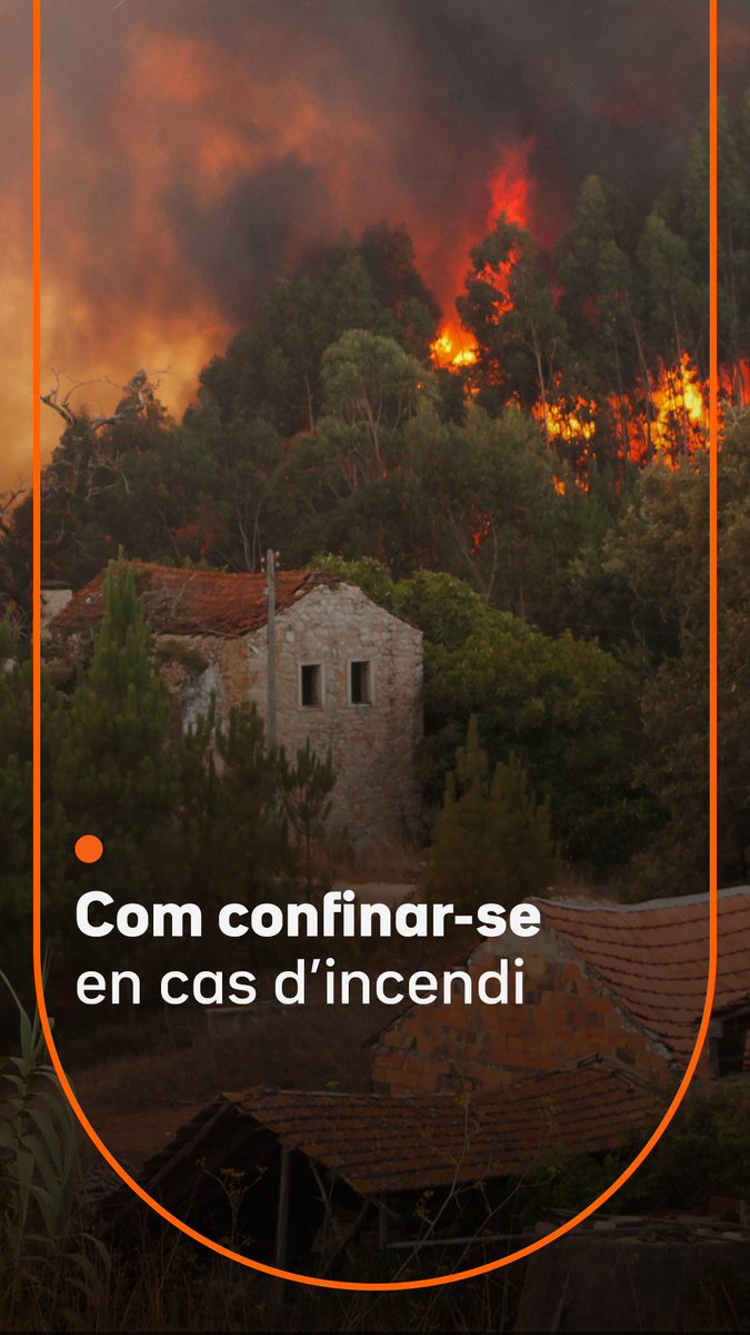 Què hem de fer si un incendi s'acosta a casa? El més probable és que s'ordeni un confinament, però cal saber com fer-lo i tenir la casa preparada. Plegar tendals, allunyar els cotxes i tancar portes i finestres són alguns dels consells d’Protecció civil