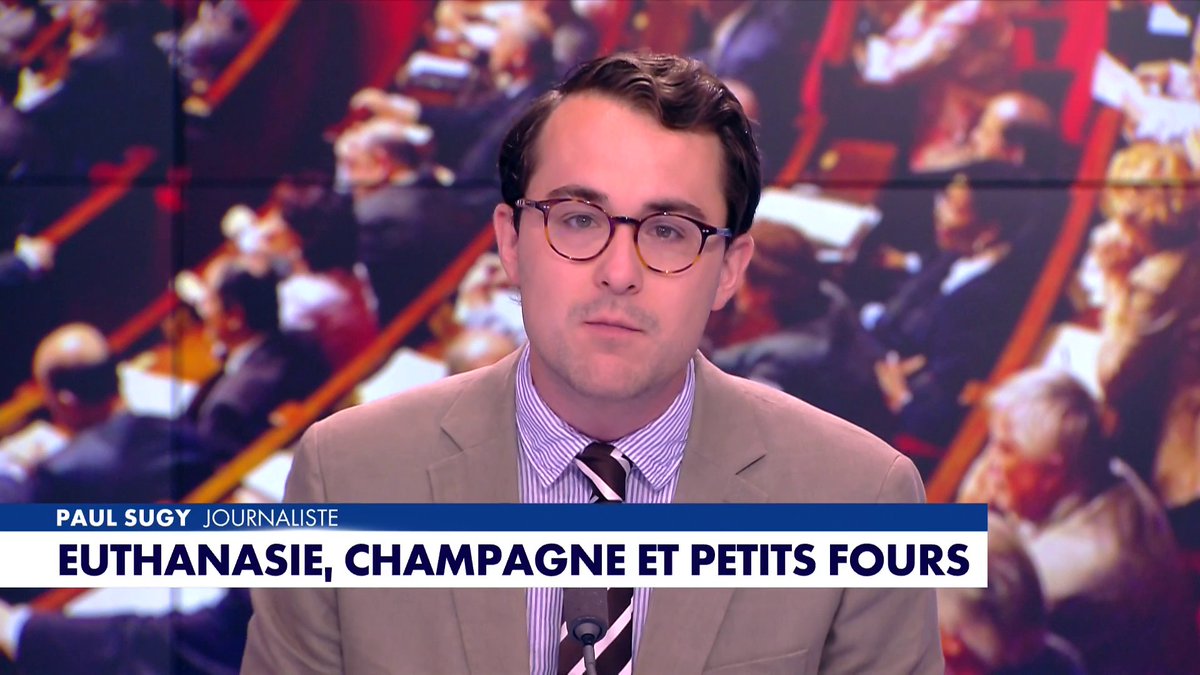 L'édito de Paul Sugy : «Euthanasie, champagne et petits fours» dans #LaMatinale