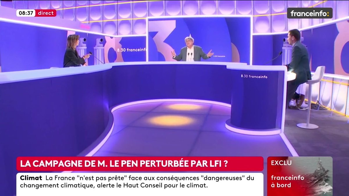 🔴 La campagne de M. Le Pen perturbée par LFI ? ➡️ "C’est une fraude sociale XXL. Pour eux, le problème dans ce pays, c’est le pauvre qui va toucher le RSA alors qu’il n’a pas le droit, alors qu’eux, ça ne les dérange pas de détourner les fonds publics", dit Éric Coquerel