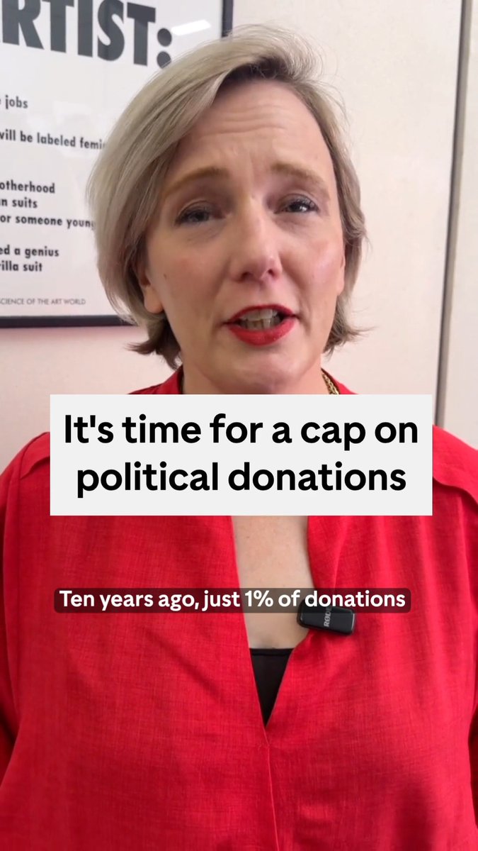 To stop wealthy donors from influencing politics, Stella Creasy MP has proposed a vital amendment to the Representation of the People Bill to place a strict £100k cap on all individual donations. Use our quick tool to message your MP 👇