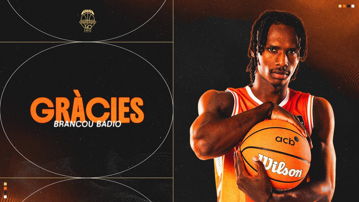¡Mucha suerte, Brancou Papi! 🧡 Cas 👉 Brancou Badio se desvincula de Valencia Basket Val 👉 Brancou Badio es desvincula de Valencia Basket Eng 👉 Brancou Badio leaves Valencia Basket