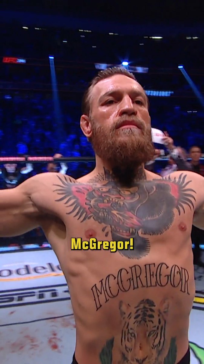 We'll FINALLY hear this again 🤩 🎤 #UFC329 The one, the only, Conor McGregor 🇮🇪